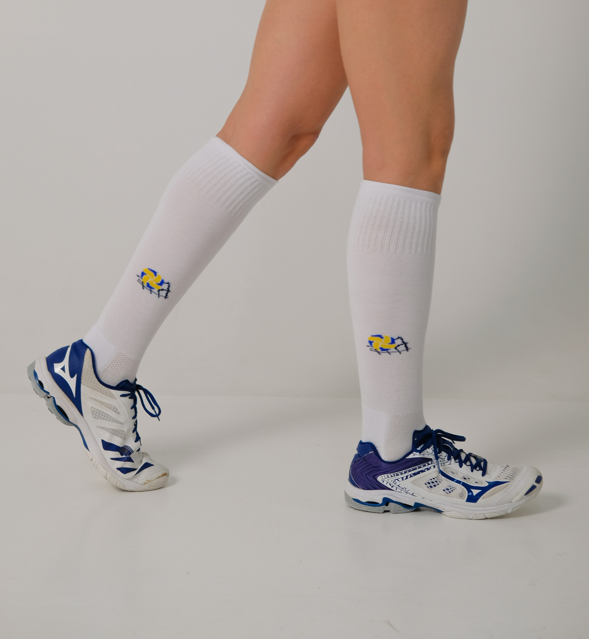 Гольфы волейбольные Volleylife с мячом на голени