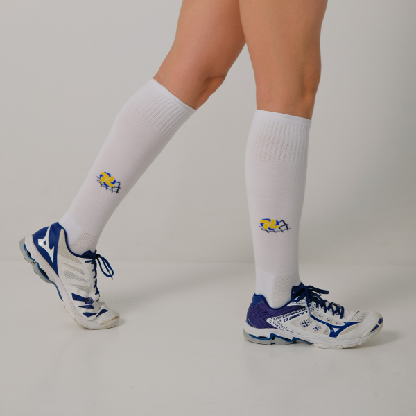 Гольфы волейбольные Volleylife с мячом на голени