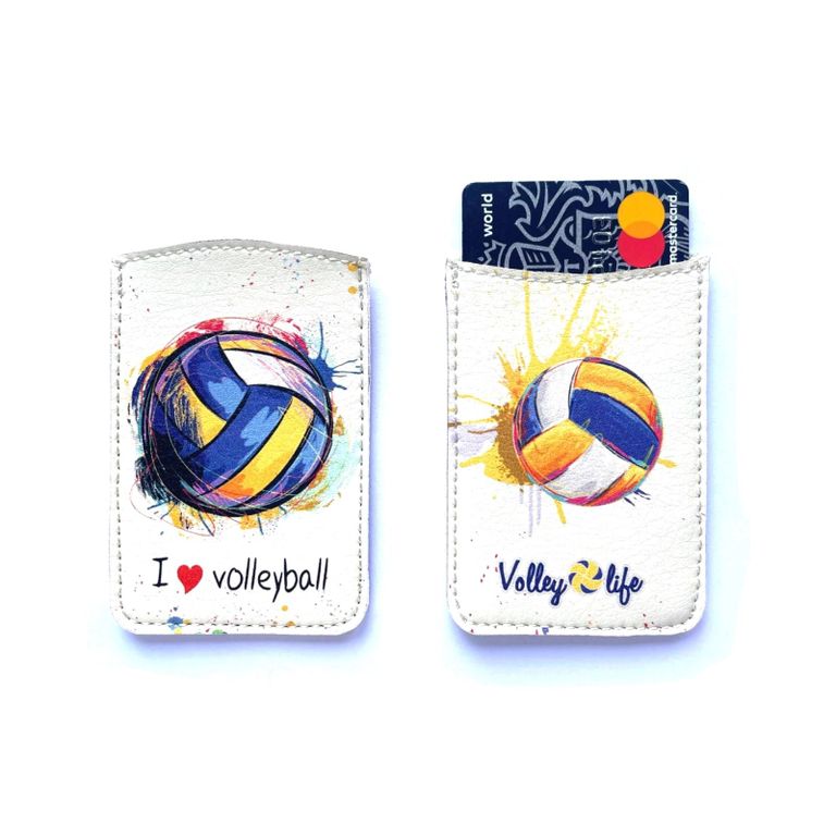 Чехол для пластиковой карты «Мяч акварельный»