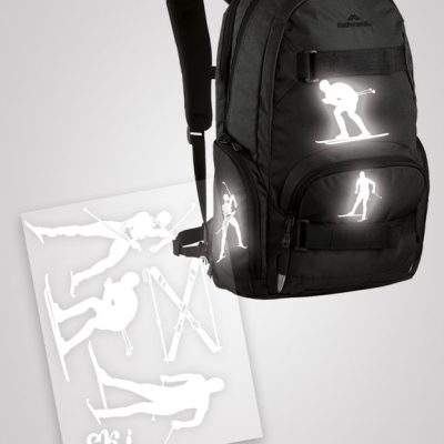 НАКЛЕЙКИ СВЕТООТРАЖАЮЩИЕ "ЛЫЖИ"