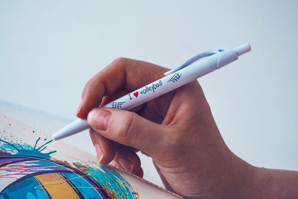 Ручка «Я люблю волейбол»