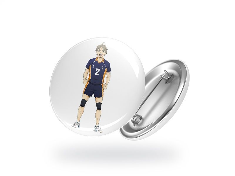 Значок аниме «Коуши Сугавара»