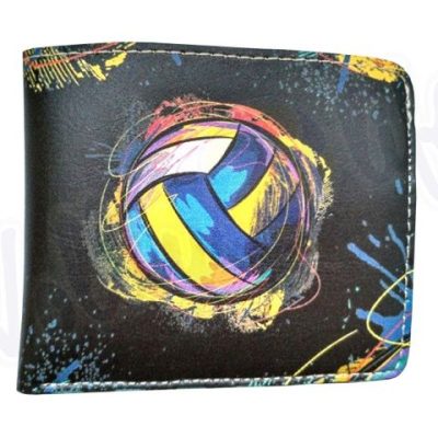 Кошелёк мини "Мяч рисованный BLACK"