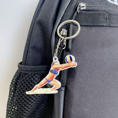 Брелок двусторонний «Пляжная защитница»