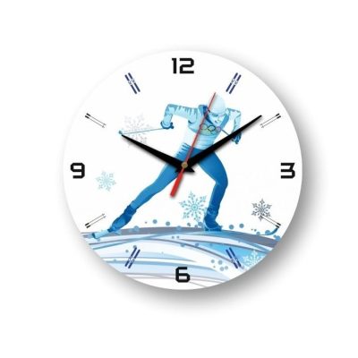 Часы настенные «Лыжи"