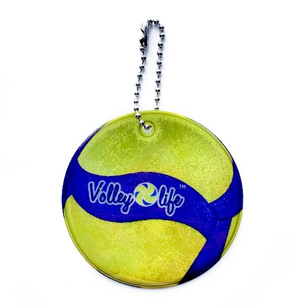 ПОДВЕСКА-СВЕТООТРАЖАТЕЛЬ "Новый мяч"