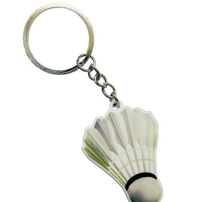 БРЕЛОК ВОЛАНЧИК (МЕТАЛЛИЧЕСКИЙ ПЛОСКИЙ ДВУСТОРОННИЙ)