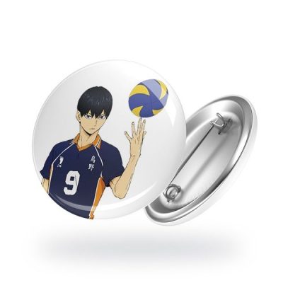 Значок аниме "Тобио с мячом"