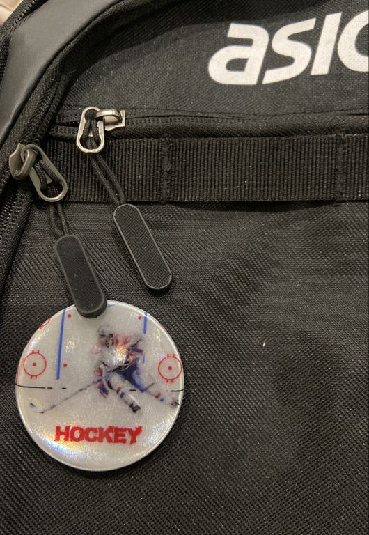 Значок светоотражающий «Хоккей»