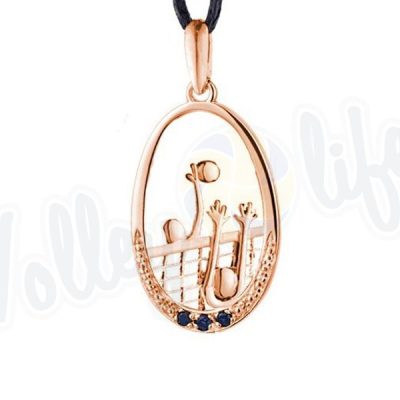 Кулон с позолотой "Блок"