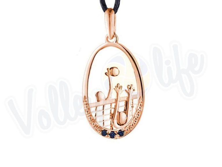 Кулон с позолотой "Блок"