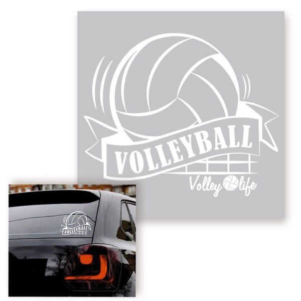 Наклейка на автомобиль "Мяч на прозрачной подложке"