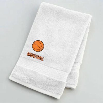 Полотенце махровое большое Баскетбол