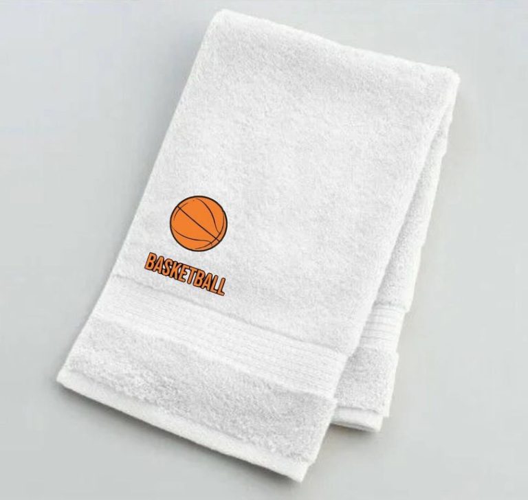 Полотенце махровое большое Баскетбол