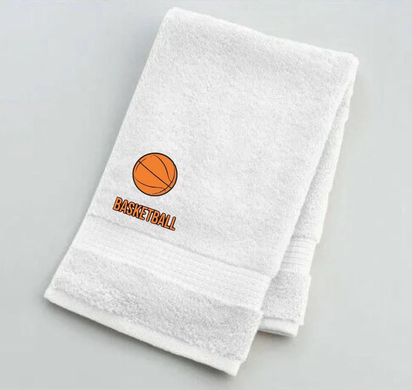 Полотенце махровое большое Баскетбол