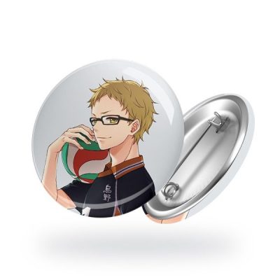 Значок аниме "Кей Цукишима и молтен"