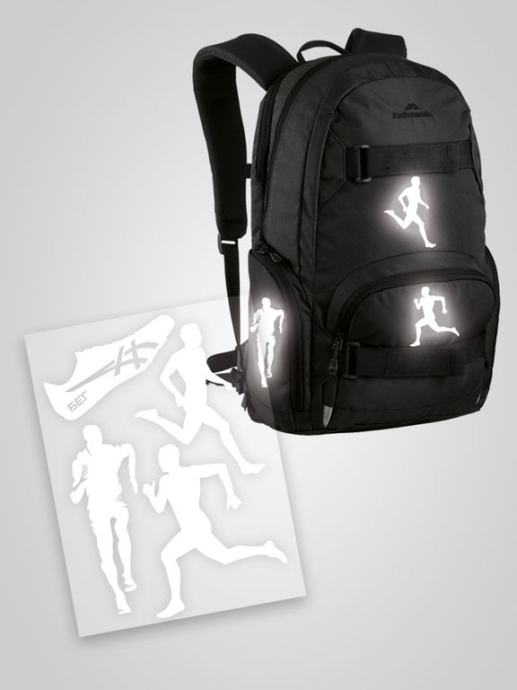 ТЕРМОНАКЛЕЙКИ СВЕТООТРАЖАЮЩИЕ "БЕГ МУЖЧИНЫ"