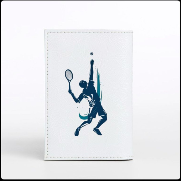 Обложка для паспорта Теннисист