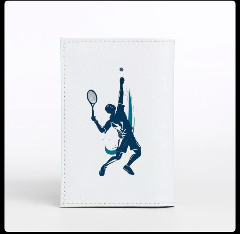 Обложка для паспорта Теннисист