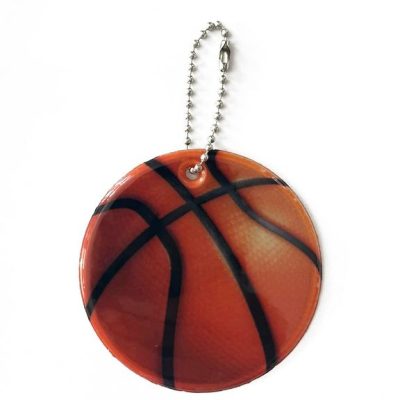 ПОДВЕСКА - СВЕТООТРАЖАТЕЛЬ БАСКЕТБОЛ