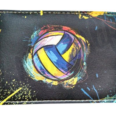 Визитница-мини "Мяч рисованный BLACK"