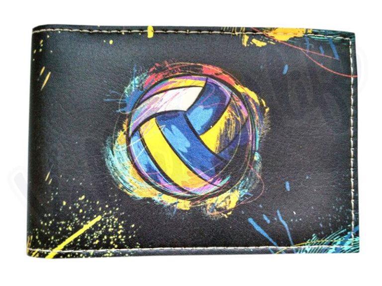 Визитница-мини "Мяч рисованный BLACK"