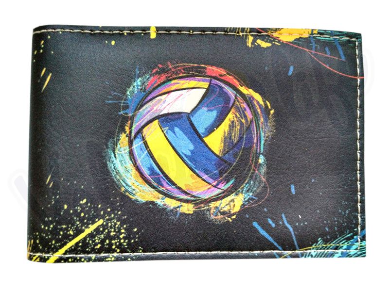 Визитница-мини «Мяч рисованный BLACK»