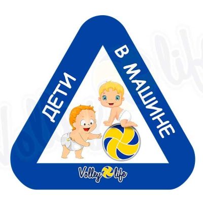 НАКЛЕЙКА НА АВТОМОБИЛЬ "Дети в машине"