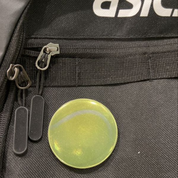 Значок светоотражающий «Теннисный мяч»