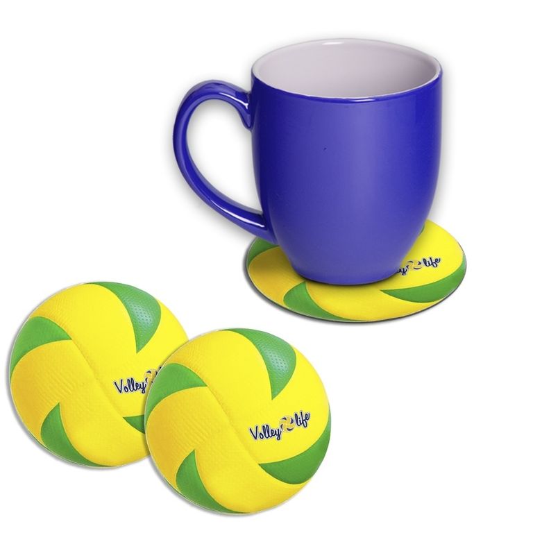 ПОДСТАВКИ ПОД СТАКАН "ЛИГА ЧЕМПИОНОВ" (4 ШТУКИ)