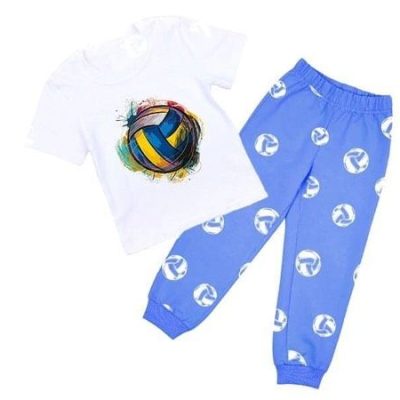 Костюм детский с волейбольный принтом