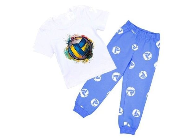 Костюм детский с волейбольный принтом