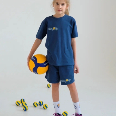 Тренировочный костюм Volleylife СИНИЙ ИНДИГО детский