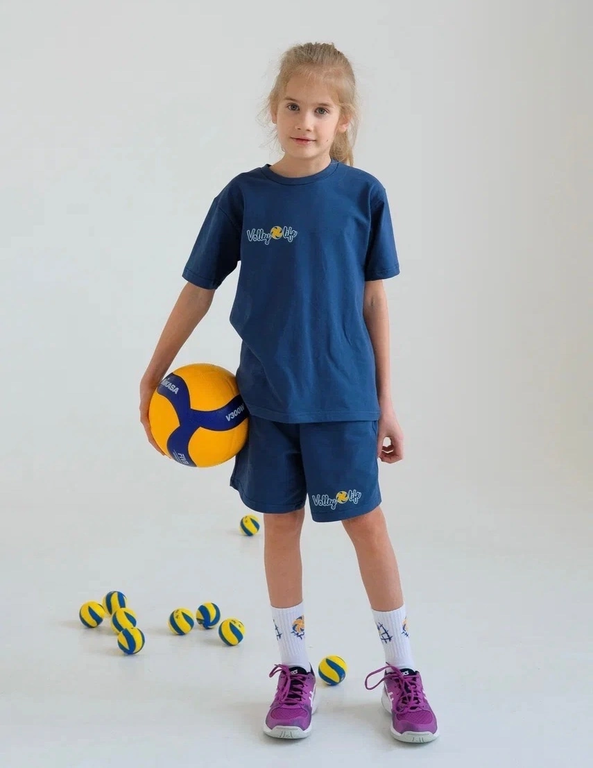 Тренировочный костюм Volleylife СИНИЙ ИНДИГО детский
