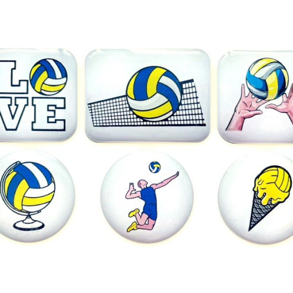 Набор волейбольных 3d стикеров