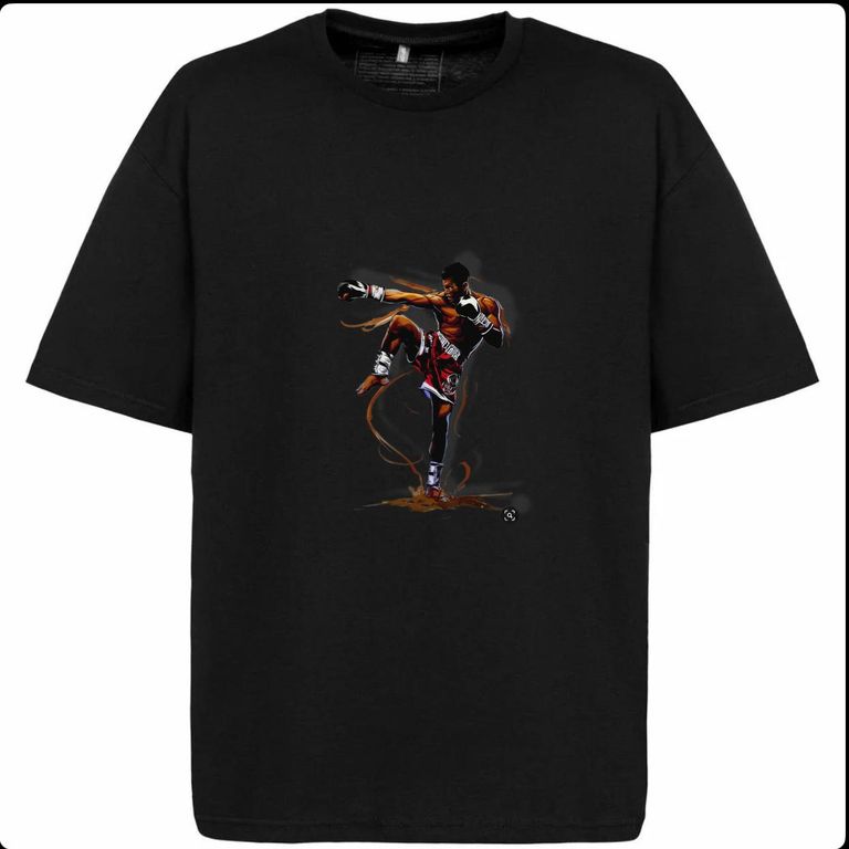 Футболка повседневная черная