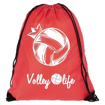 РЮКЗАК КРАСНЫЙ "МЯЧ РИСОВАННЫЙ"