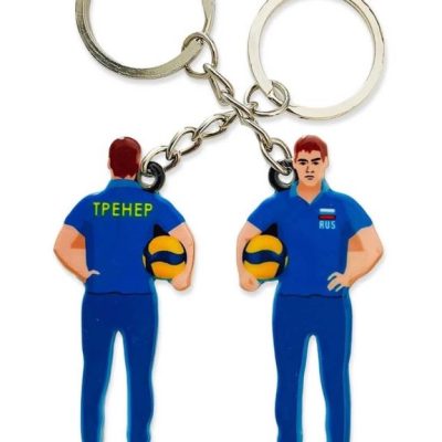Брелок металлический "ТРЕНЕР"