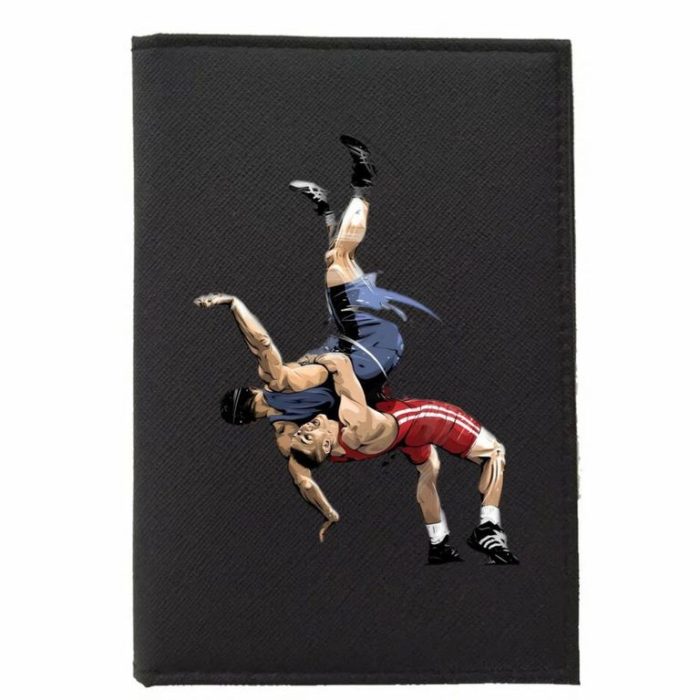 Обложка для паспорта ВОЛЬНАЯ БОРЬБА