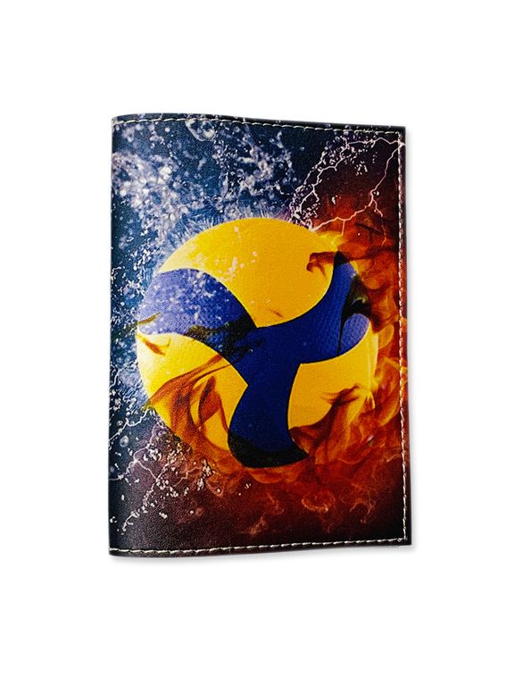 Обложка для паспорта "Огонь-вода"