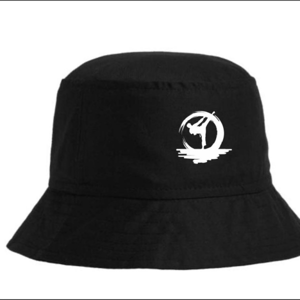 Панама взрослая черная  КАРАТЕ